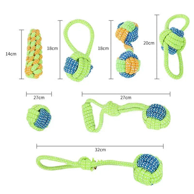 Interactive Cotton Rope Dog Toy for Chewing Fun AliExpress