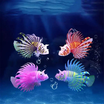 Luminous Artificial Lionfish Aquarium Decoration AliExpress