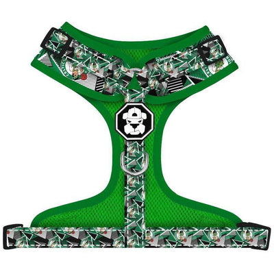 Boston Celtics Adjustable Mesh Dog Harness - NBA Style Almandine