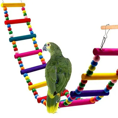 Parrot Toy Set with Swing, Ladder, and Bell AliExpress