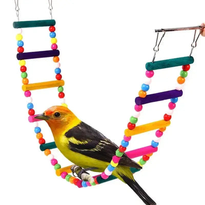 Parrot Toy Set with Swing, Ladder, and Bell AliExpress