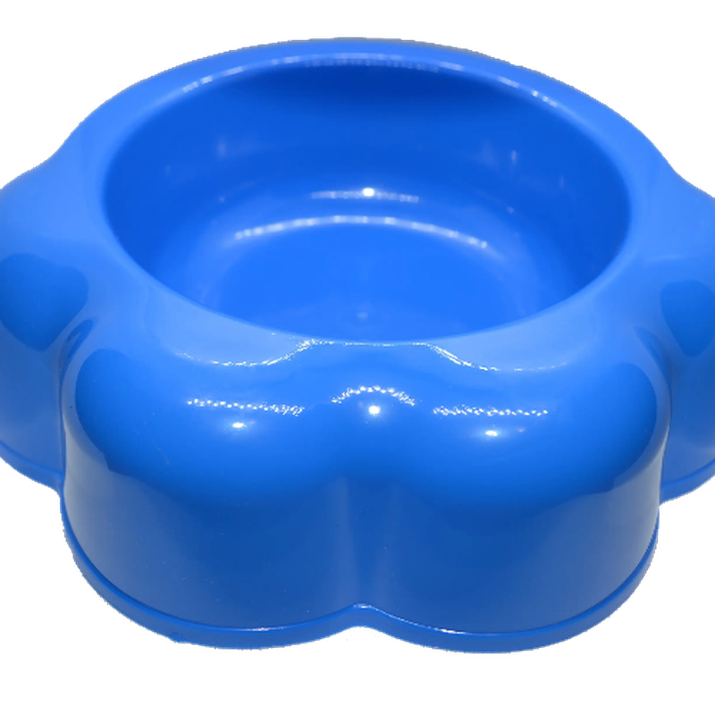 Paw-shaped Pet Bowl / Dog Bowl / Cat Bowl / Bowl Feeder Teal Zeus