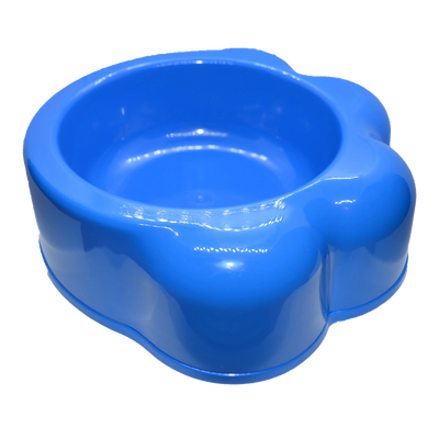 Paw-shaped Pet Bowl / Dog Bowl / Cat Bowl / Bowl Feeder Teal Zeus