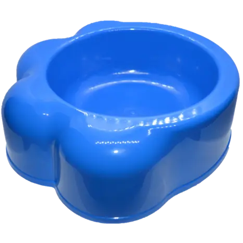 Paw-shaped Pet Bowl / Dog Bowl / Cat Bowl / Bowl Feeder Teal Zeus