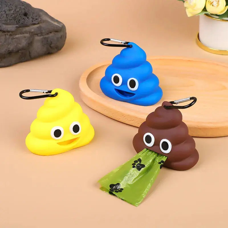 Portable Dog Waste Bag Dispenser – Fun Fecal Design AliExpress