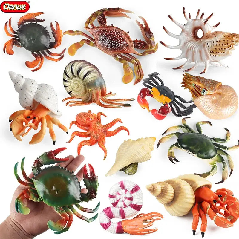 Realistic Ocean Animal Figurines - Hermit Crab to Octopus AliExpress