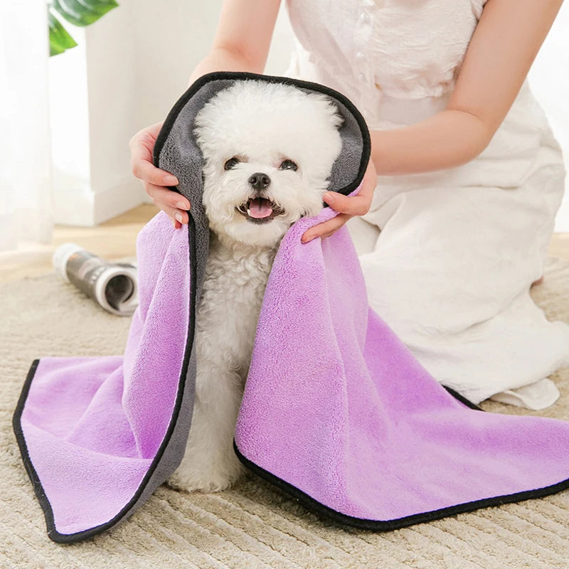 Quick-Dry Soft Pet Towel