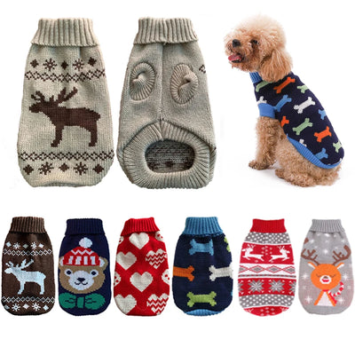 Cozy Knitted Dog Sweater for Small & Medium Dogs AliExpress