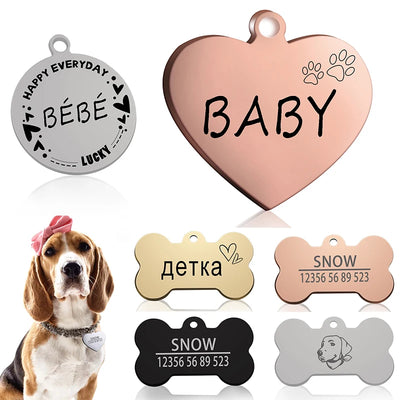 Custom Engraved Pendant Pet ID Tag