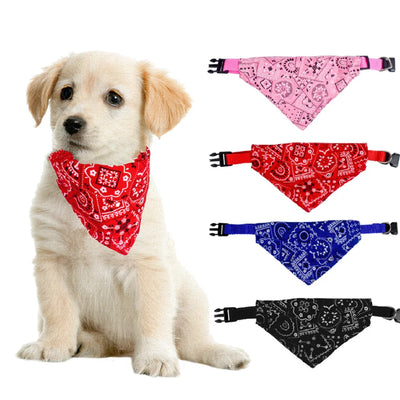 Adjustable Pet Bandana Collar Scarf