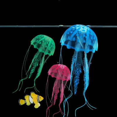 Glowing Jellyfish Aquarium Decoration for Fish Tanks AliExpress