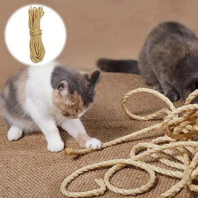 DIY Natural Sisal Rope Cat Scratcher Toy AliExpress