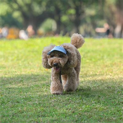 Adjustable Pet Dog Travel Cute Baseball Hat Sun Cap Visor Hat with Ear Holes Outdoor Sport Pet Supplies Poochi Paws