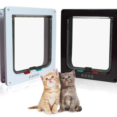 Smart 4-Way Locking Pet Door with Secure Lock AliExpress