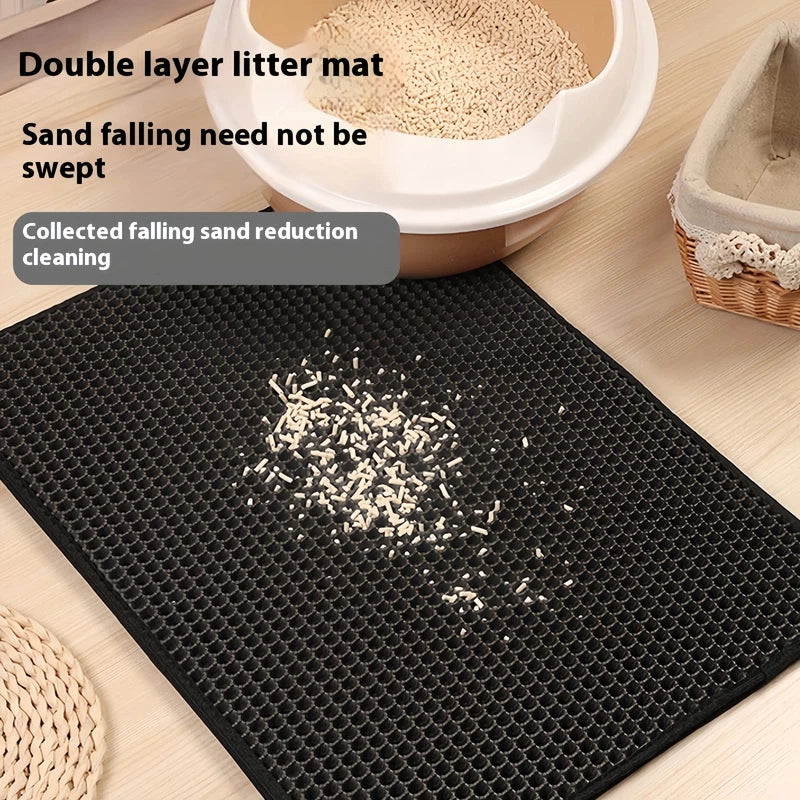 Double Layer Waterproof Cat Litter Trap Mat AliExpress