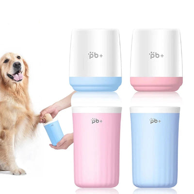 Quick-Clean Dog Paw Washer with Soft Silicone Brush AliExpress