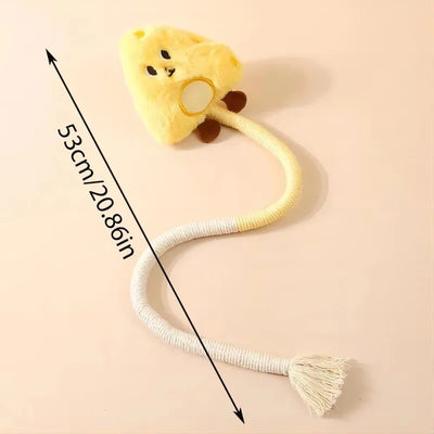 Bite-Resistant Cotton Rope Cat Scratcher Toy AliExpress