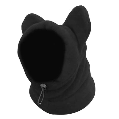 Winter Pet Hat Fleece Adjustable Dog Warm Hat Ears Hoodie Cold Weather Warm Caps for Pets Medium to Large Dog Kitten Cat Hiking Poochi Paws