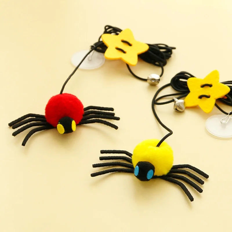 Cat Hanging Toy with Bell & Feather Swing AliExpress