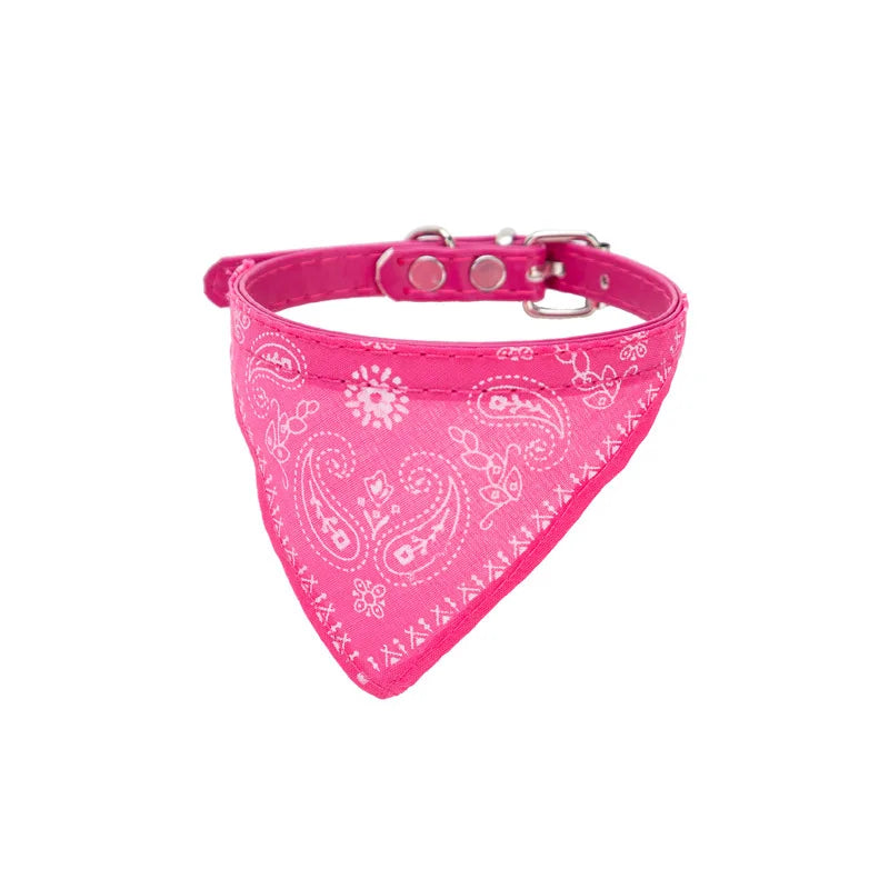 Adjustable Pet Bandana Collar Scarf