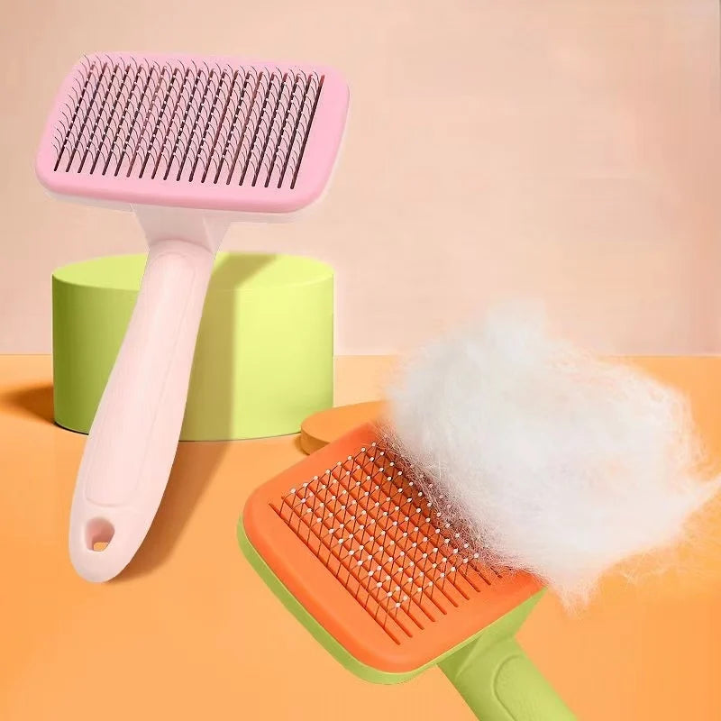 Self-Cleaning Dog Brush for Easy Grooming AliExpress