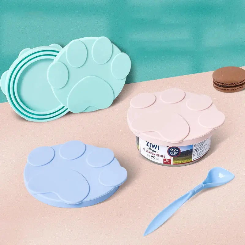 2-in-1 Silicone Pet Food Lid and Sealer Spoon AliExpress