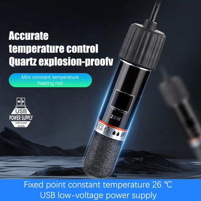 USB Mini Aquarium Heater – Constant 26°C for Small Tanks AliExpress