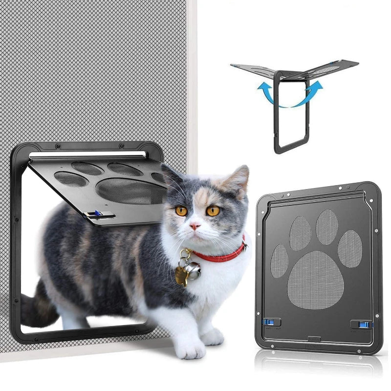 Lockable Magnetic Pet Door for Secure Outdoor Access AliExpress