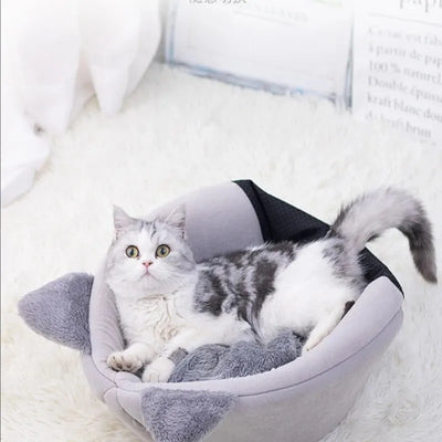 Cute Cat Head Shape Warm House for Cats AliExpress