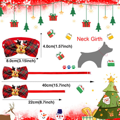 Christmas Dog & Cat Bowtie Set AliExpress