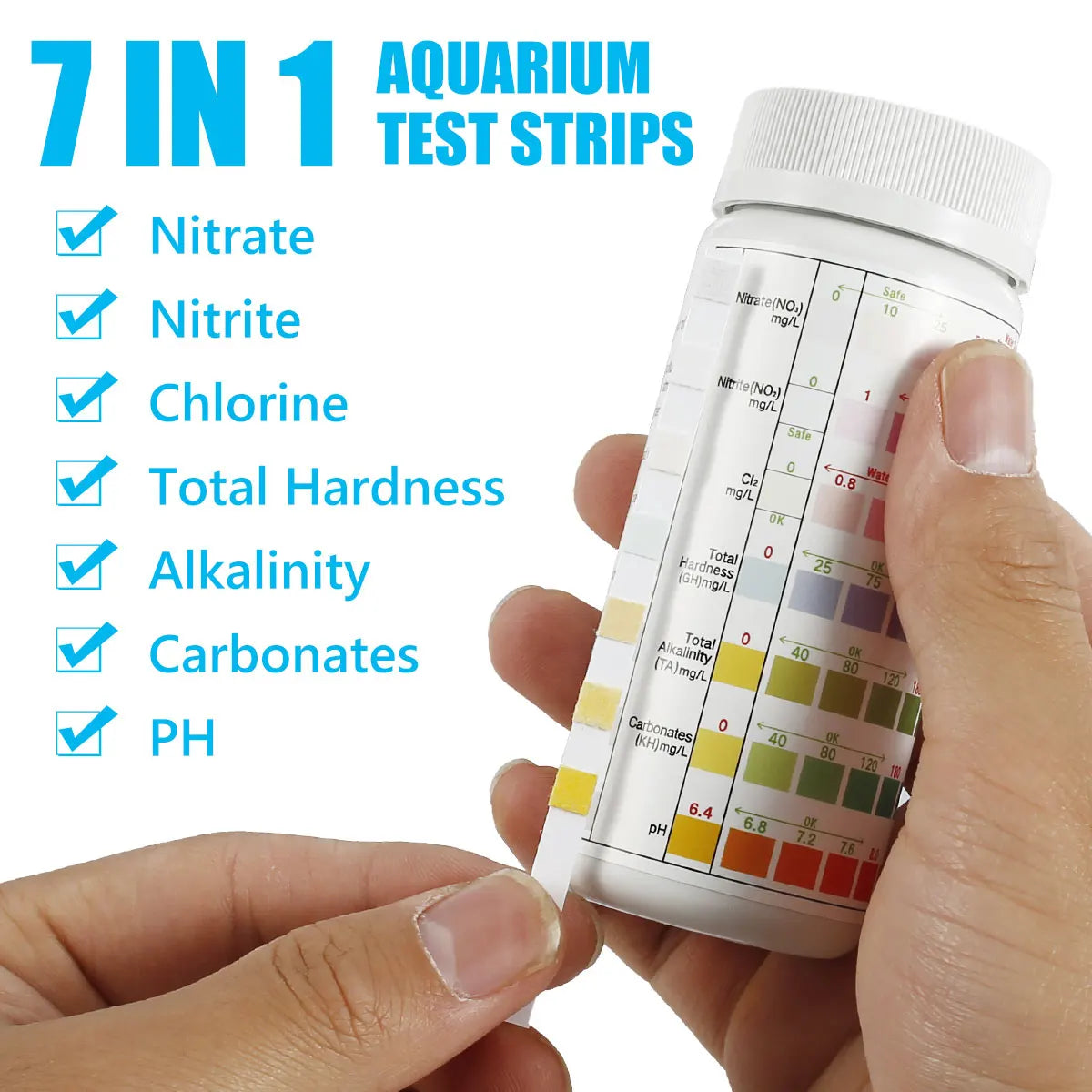 7-in-1 Aquarium Test Strips Kit AliExpress