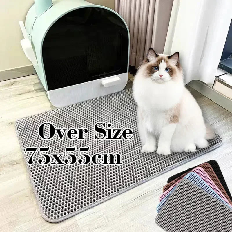 Waterproof Double-Layer Cat Litter Mat for Easy Cleanup AliExpress