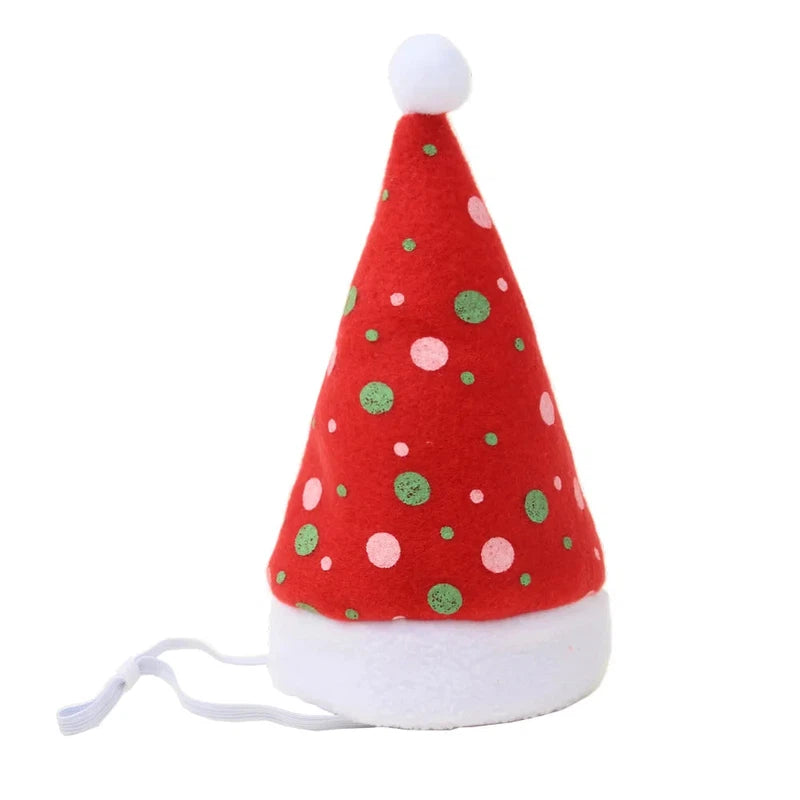 Pet Cat Dog Christmas Hat Cap Puppy Dog Accessories for Small Dogs Dog Costume Dog Hats for Cats Dog Costumes Pet Supplies Poochi Paws