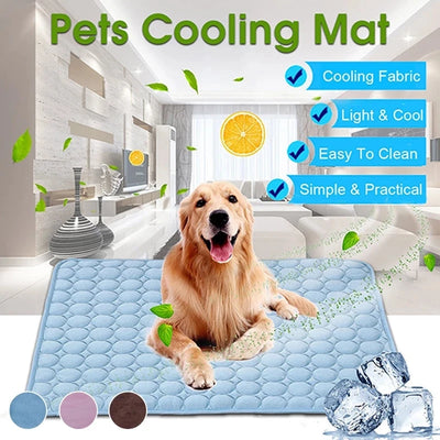 Cooling Summer Dog Mat - Breathable & Washable AliExpress