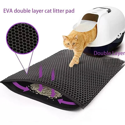 Double-Layer Waterproof Cat Litter Mat AliExpress