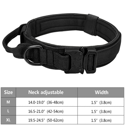 Military-Grade Tactical Dog Collar