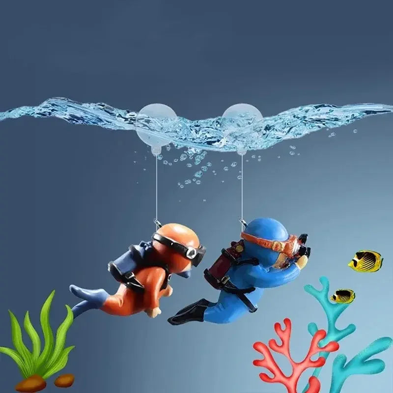 Floating Diver Ornament for Aquariums AliExpress