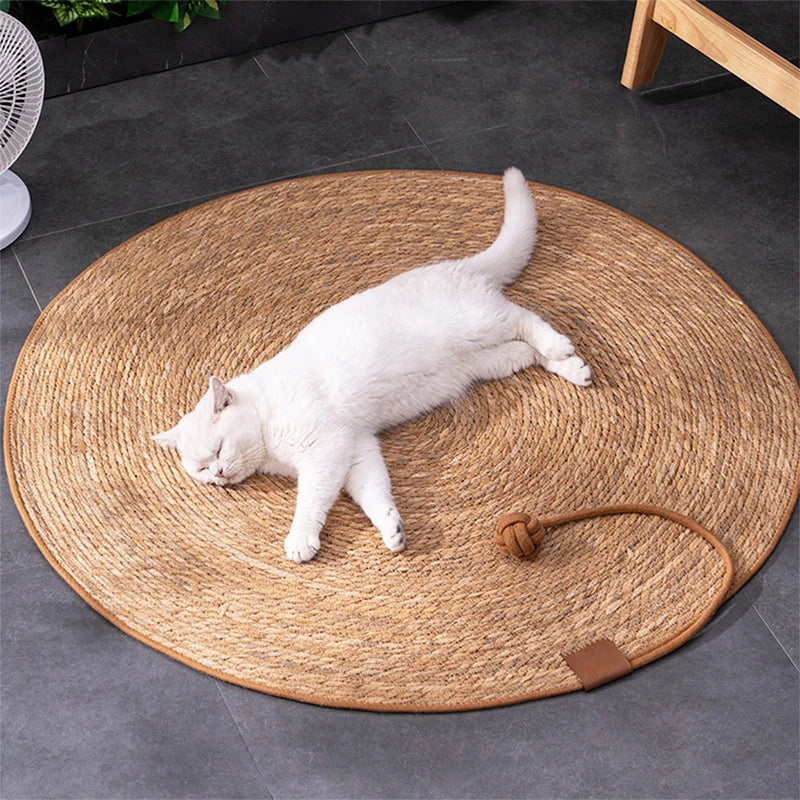 Rattan Cat Scratcher Mat for Sharpening Nails AliExpress