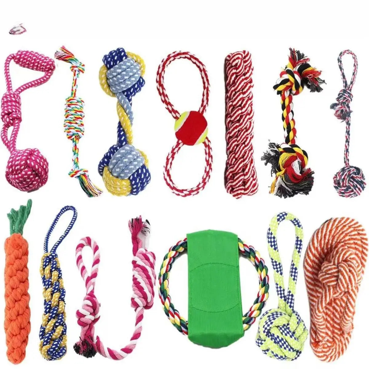 Carrot Knot Durable Rope Chew Toy for Dogs AliExpress