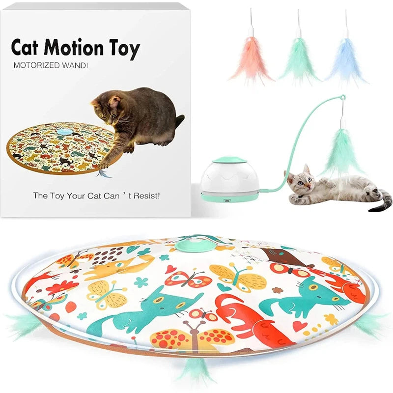 Automatic Motion Cat Toy with 4 Interactive Modes AliExpress