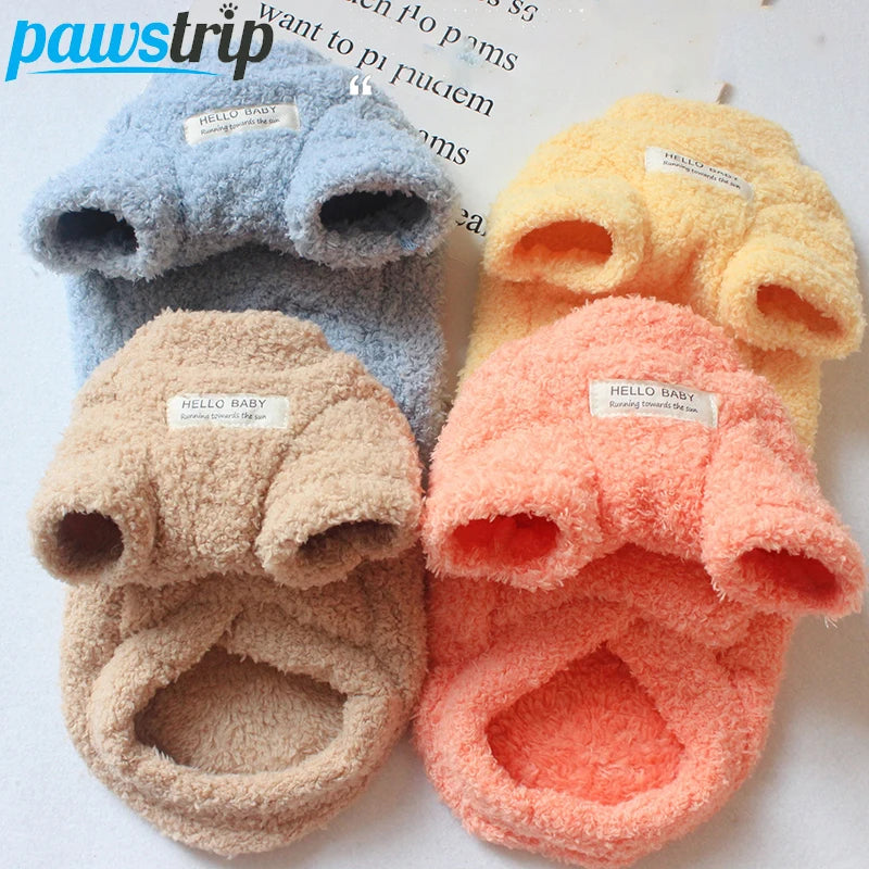 Cozy Plush Winter Sweater for Small Dogs & Puppies AliExpress