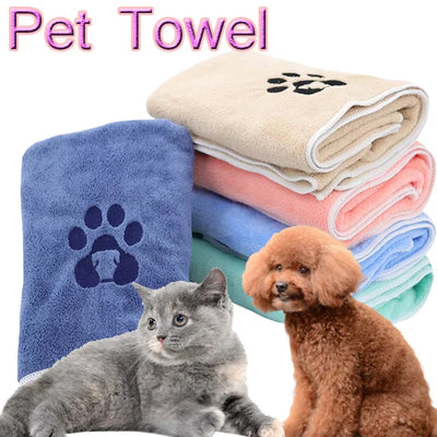 Soft Pet Bath Towel