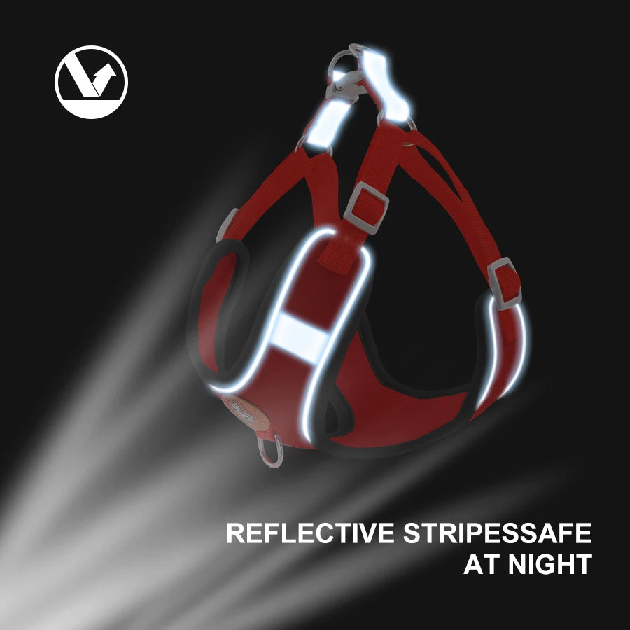 Reflective No-Pull Dog Harness Set