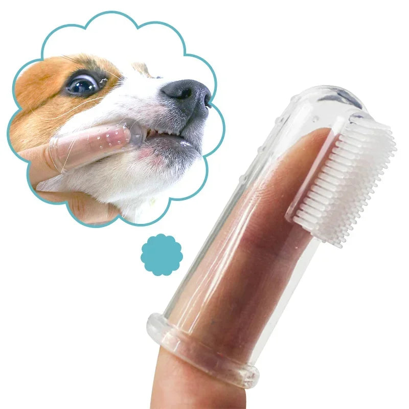 Super Soft Pet Finger Toothbrush for Easy Teeth Cleaning AliExpress