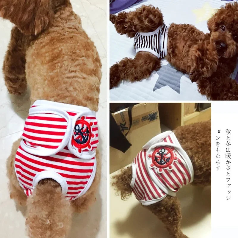 Washable Striped Dog Diaper Panties for Small to Medium Dogs AliExpress