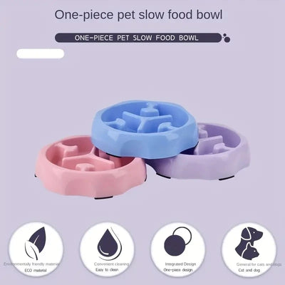 Anti-Choking Slow Feeder Bowl for Cats & Dogs AliExpress