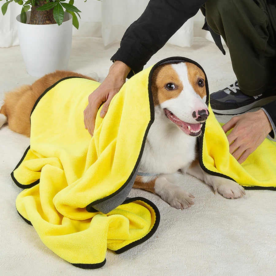 Super Absorbent Quick-Dry Bath Towel for Pets AliExpress