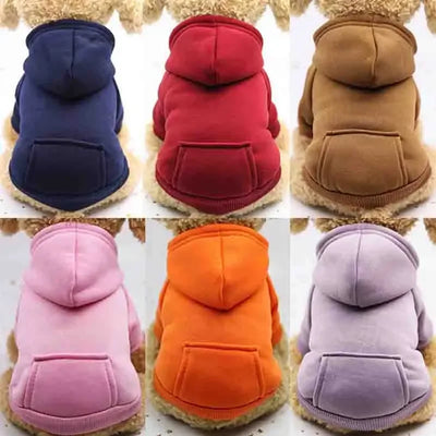 Cozy Hooded Winter Sweatshirt for Small Dogs AliExpress