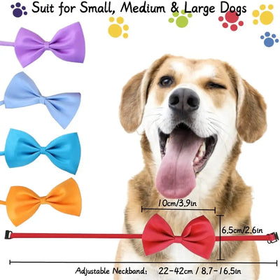 Adjustable Pet Bow Tie Collar