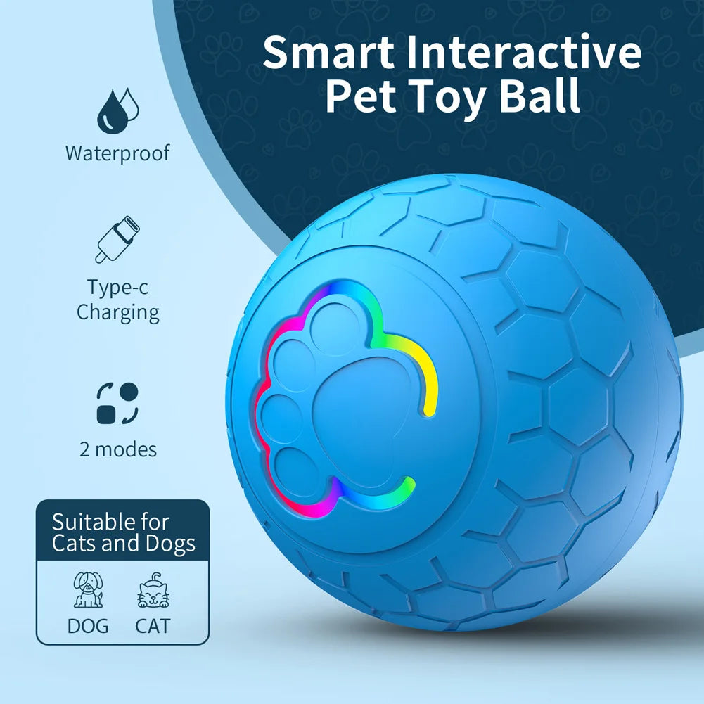 Smart Rechargeable Interactive Rolling Ball Dog Toy AliExpress